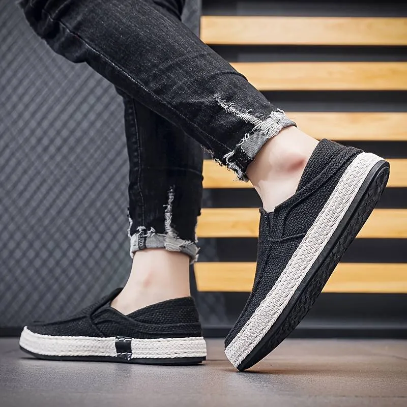 Men’s Classic Linen Slip-On Loafers | Ideal for All Seasons