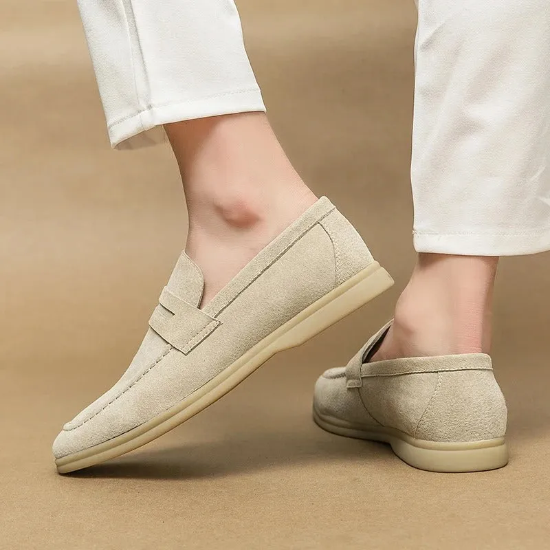 Men’s Elegant Suede Loafers with Sturdy Sole | For Everyday Wear
