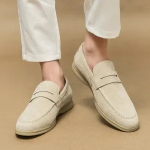 Men’s Elegant Suede Loafers with Sturdy Sole | For Everyday Wear