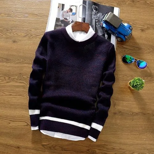 Men's Fashion Stripe Sweater