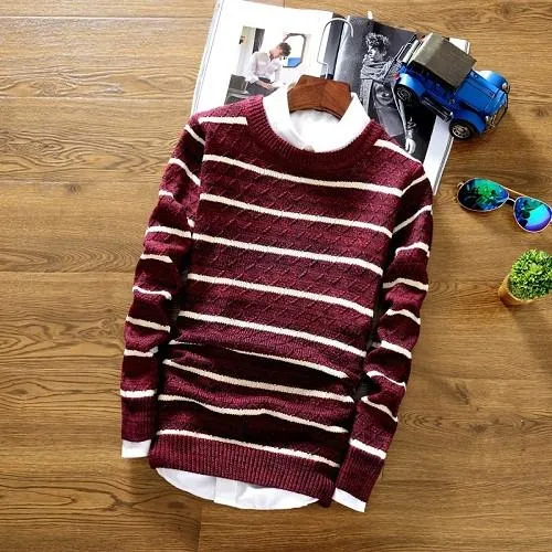 Men's Fashion Stripe Sweater