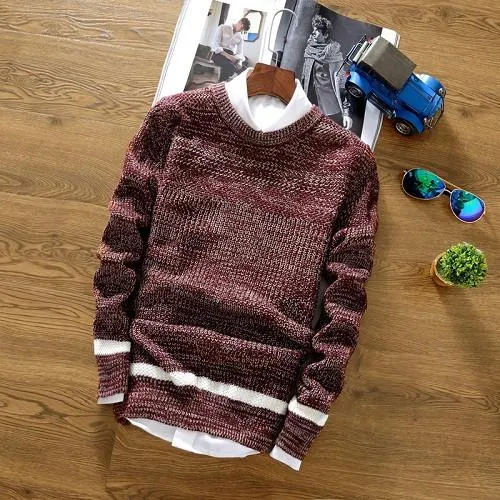 Men's Fashion Stripe Sweater