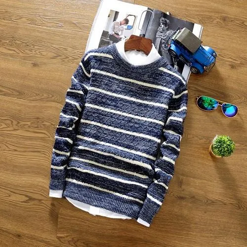 Men's Fashion Stripe Sweater