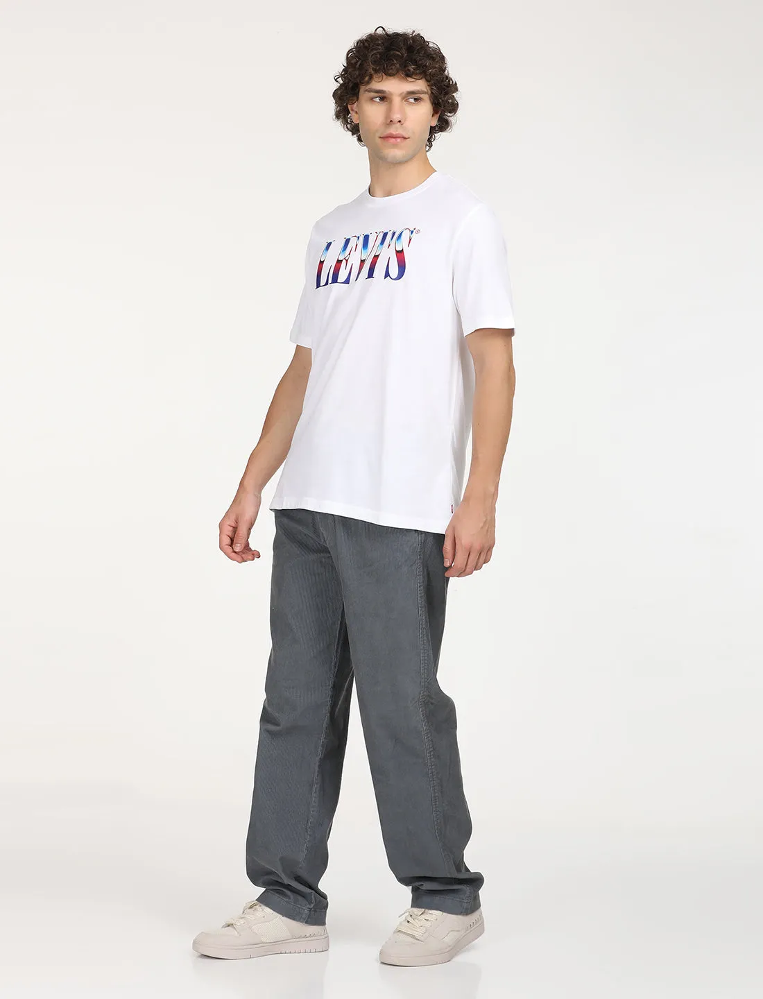 Men's Grey Regular Fit Joggers