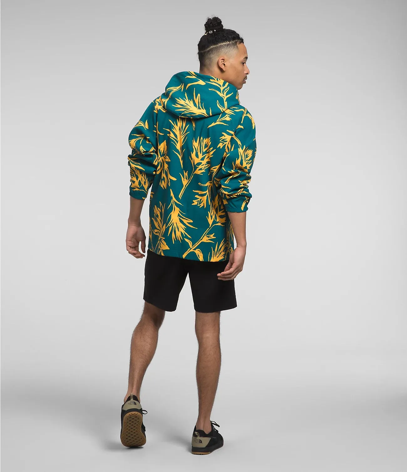 Mens' The North Face | Class V Pullover | Blue Coral Tropical Paint Brush Print