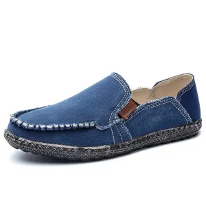 Men’s Vintage Canvas Loafers with Stitch Linings | Perfect for All Seasons