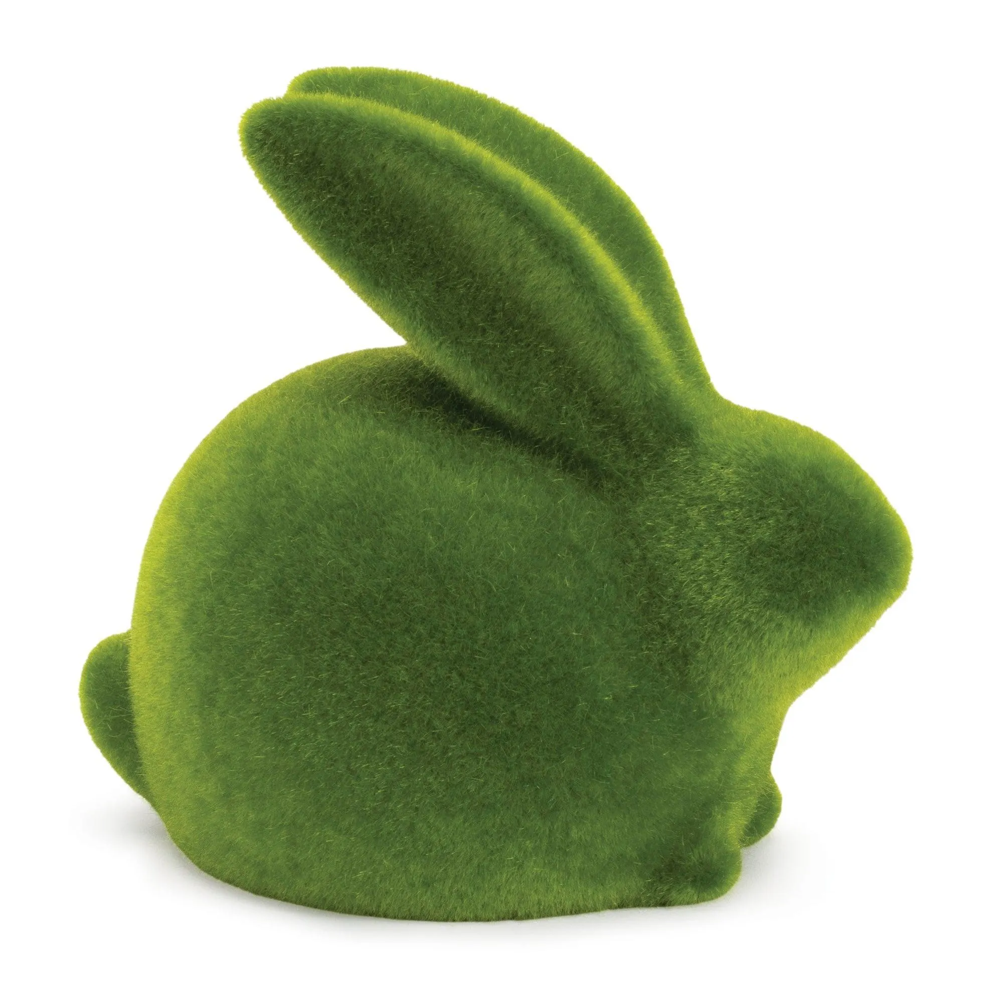 Mossy Terra Cotta Rabbit Figurine (Set of 2)