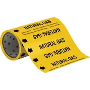 NATURAL GAS Roll Form Pipe Marker| Buy online