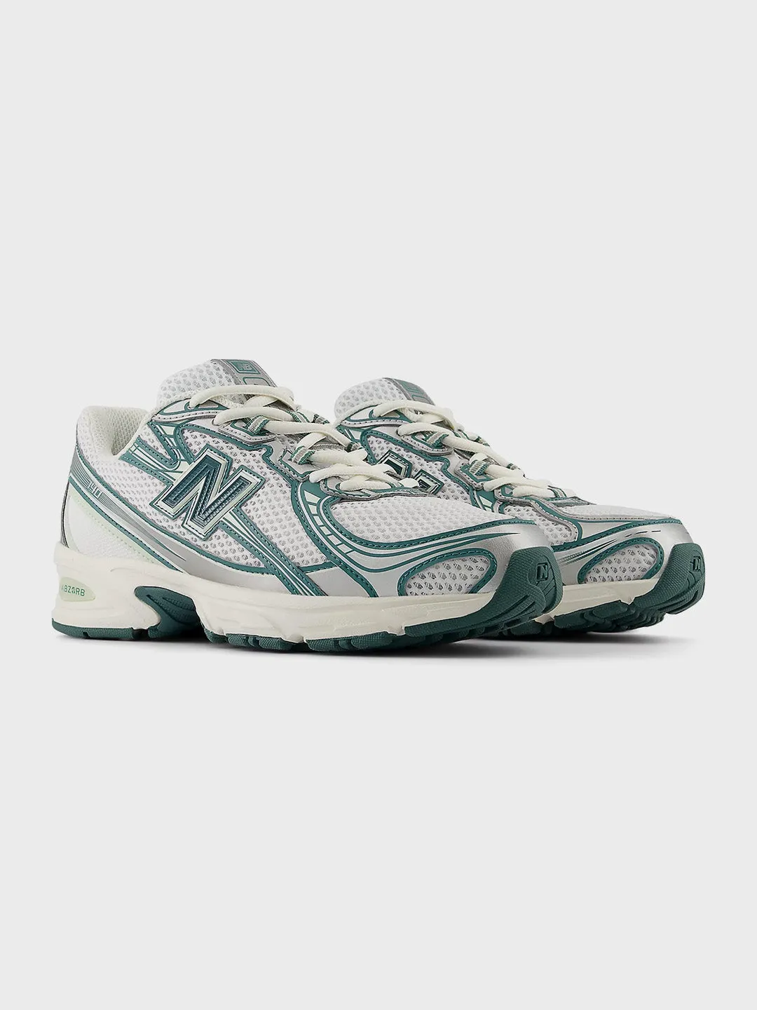 New Balance 740 Sneakers | White/Marsh Green