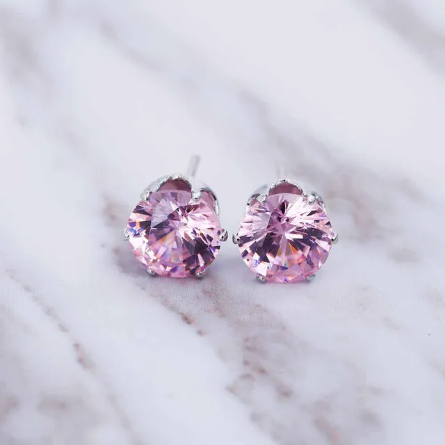 New Luxury Brand Stud Crystal Earring at variety colors
