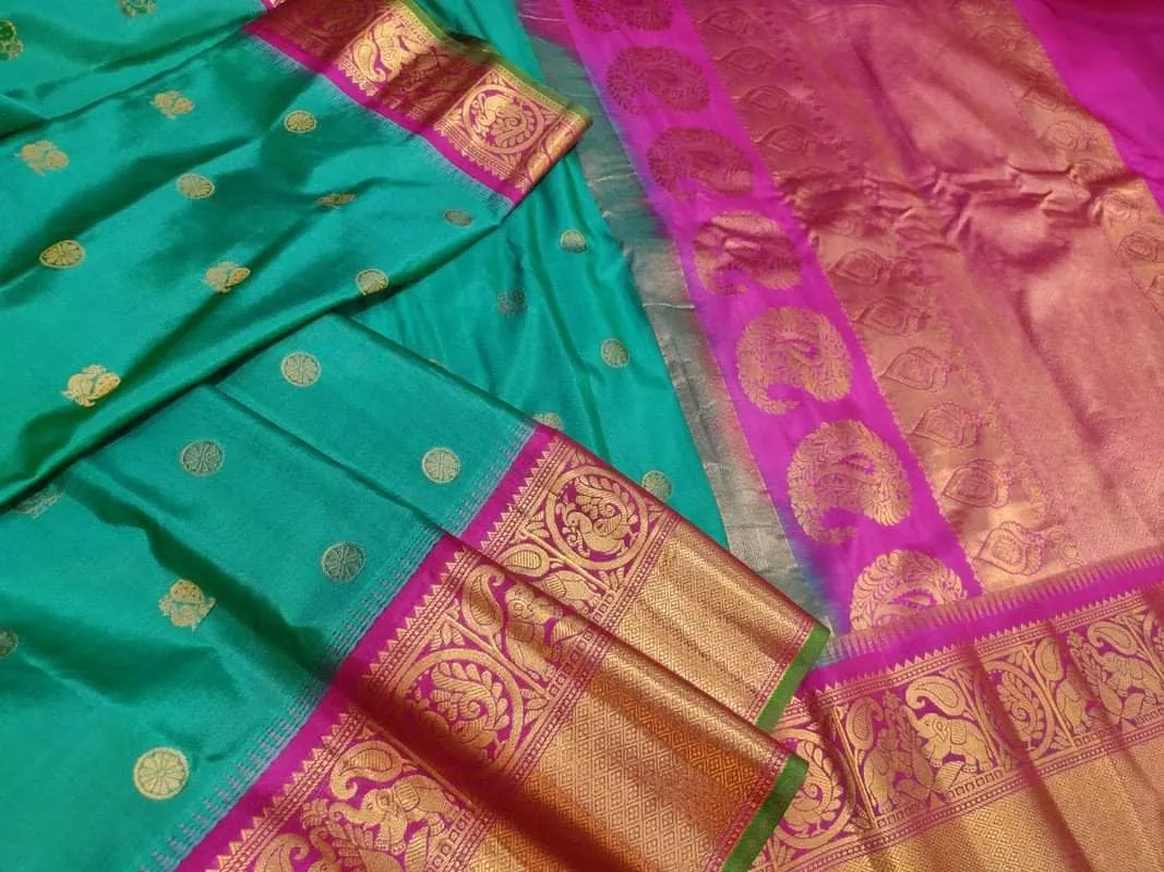 New Trendy Gadwal Pure Silk Saree