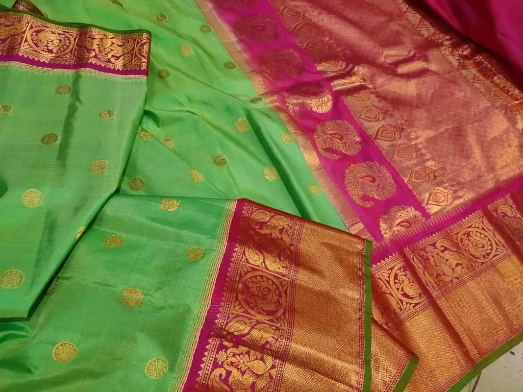 New Trendy Gadwal Pure Silk Saree