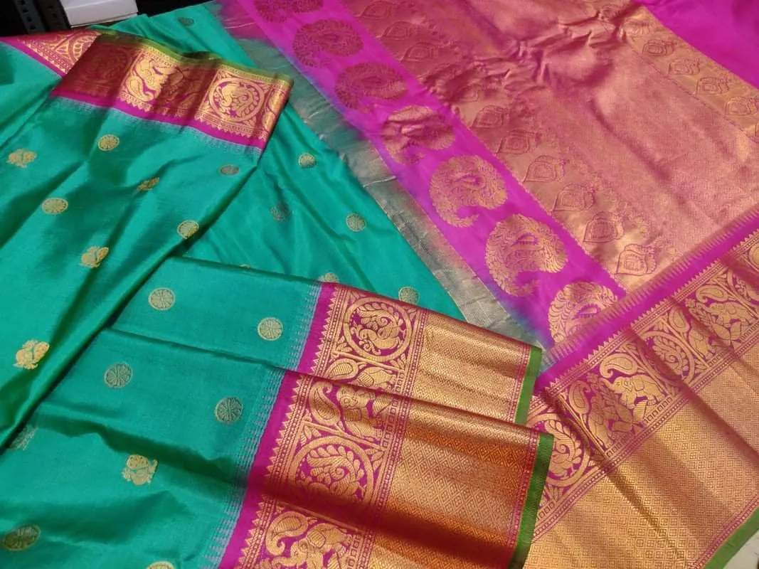 New Trendy Gadwal Pure Silk Saree