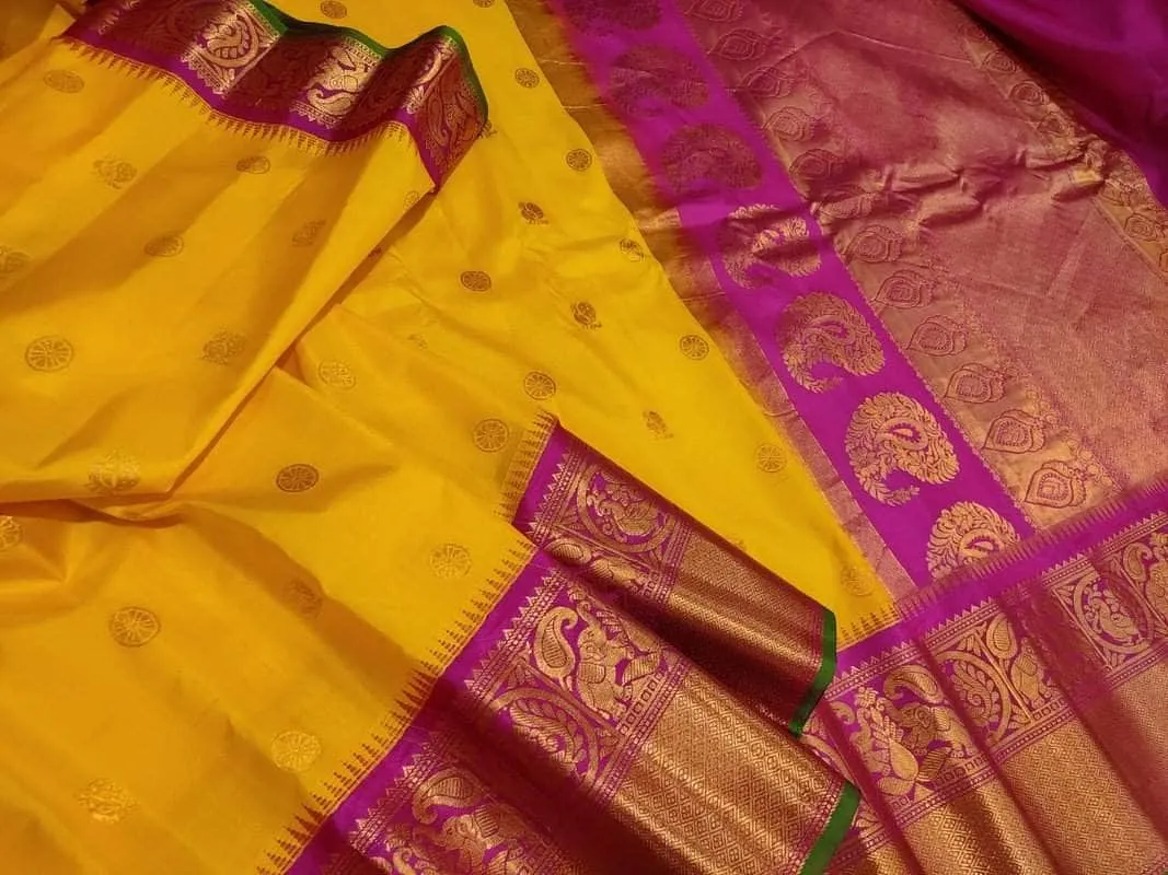 New Trendy Gadwal Pure Silk Saree