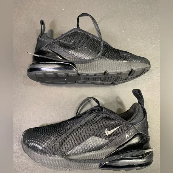 Nike Air Max 270 Toddler Sneakers “ Triple Black “ Shoe Size- 13.5C
