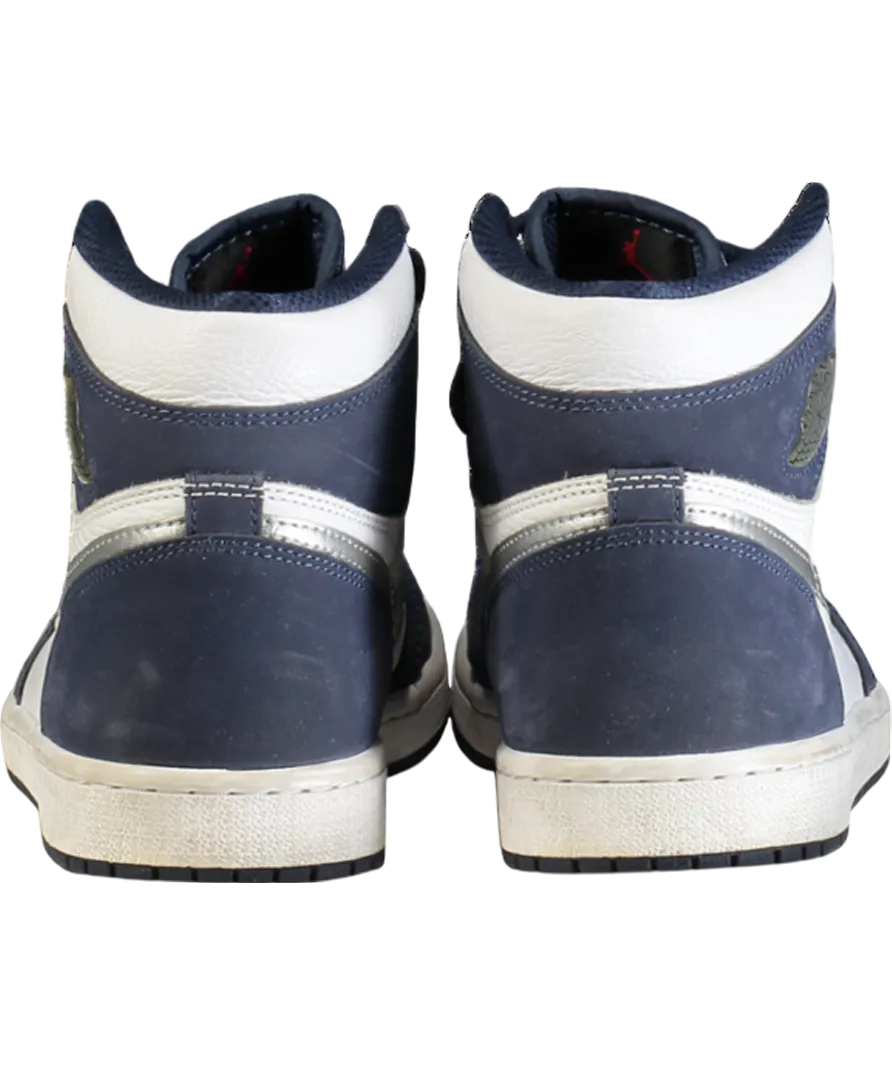 Nike Blue Air Jordan 1 Retro High 'japan Midnight Navy' 2020 UK 7 EU 40 👠