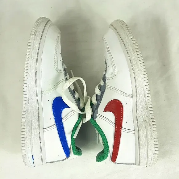 Nike Force 1 LE TD Hand Painted Sneakers  Size 10C Jurassic World DH2926 111