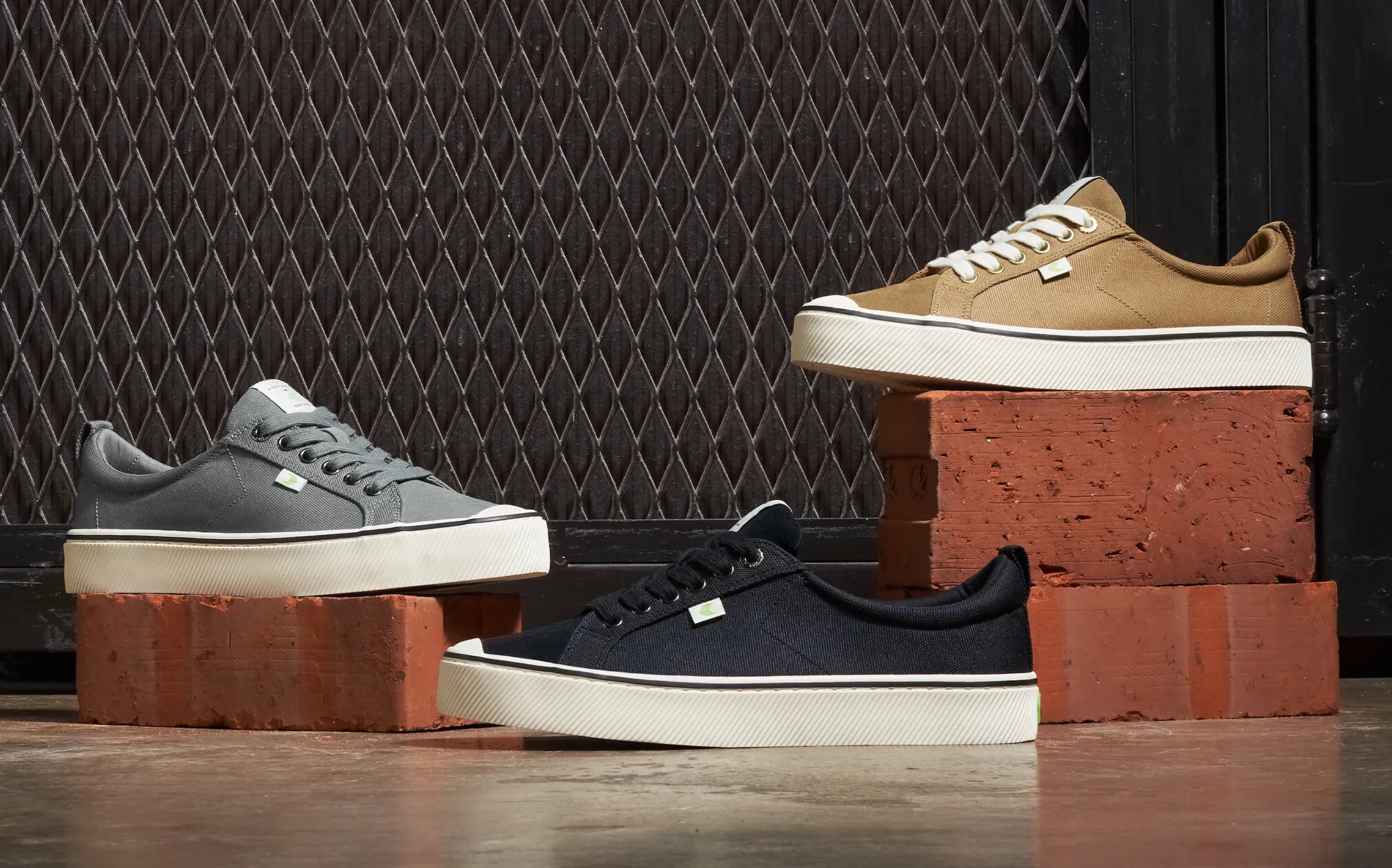 OCA Low master-piece Camel Cordura and Suede Sneaker Men