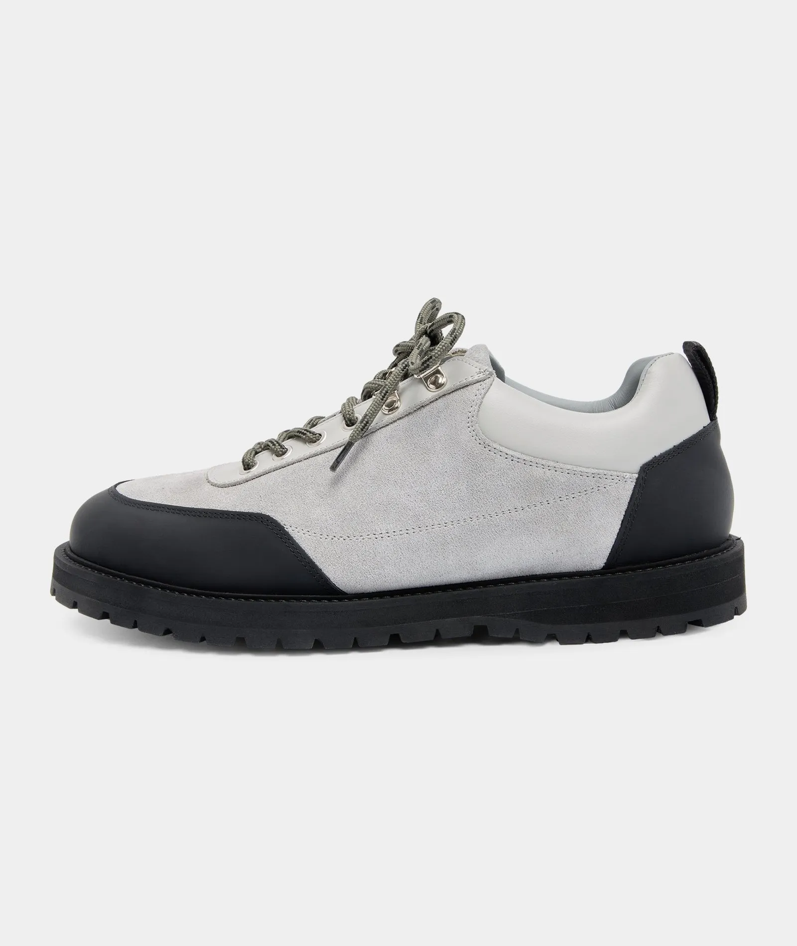 Olaf Low - Light Grey Suede