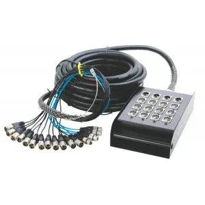 On Stage In-Line Audio Series Stage Snake Box -12 x 4, 50ft