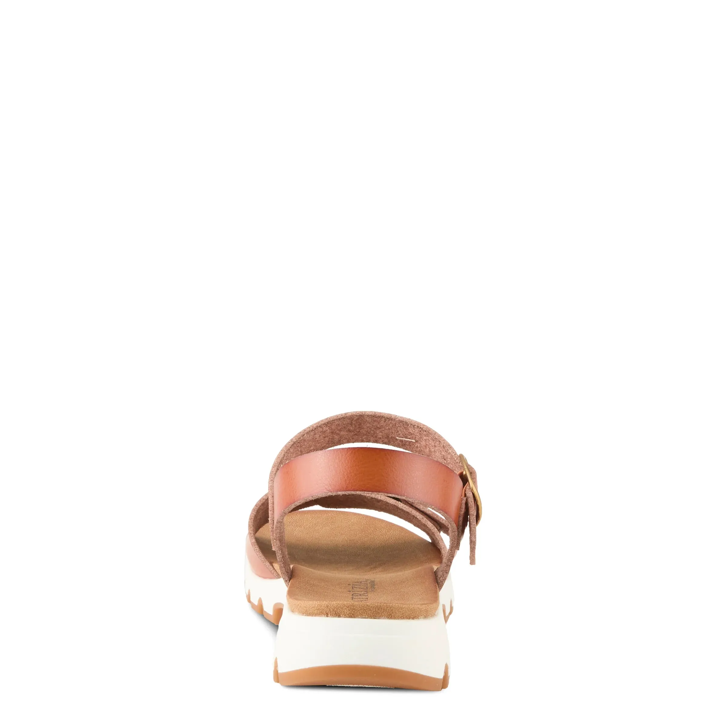 Patrizia by Spring Step Women's Bunch Ankle Strap Sandal - Cognac