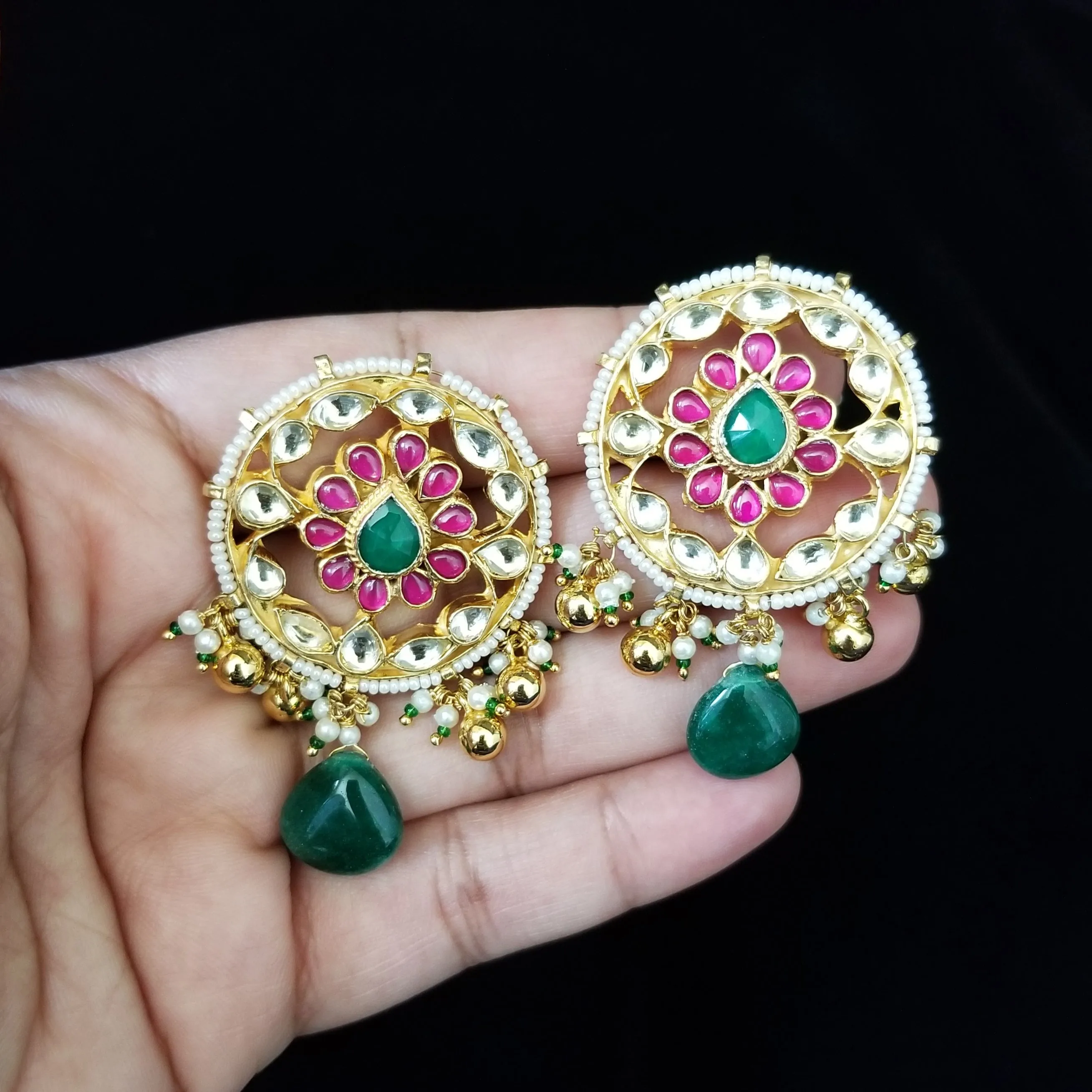 Pearl Kundan Choker With Gold Plating