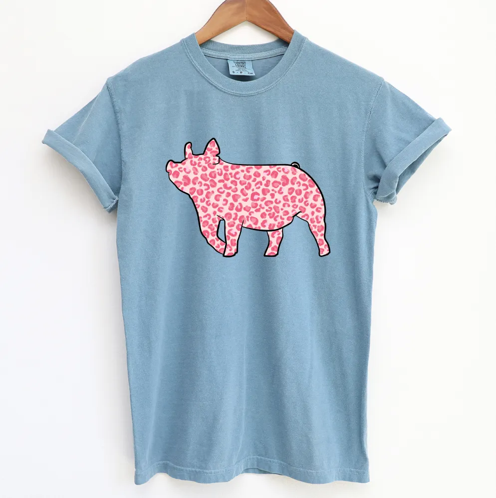 Pink Cheetah Pig ComfortWash/ComfortColor T-Shirt (S-4XL) - Multiple Colors!