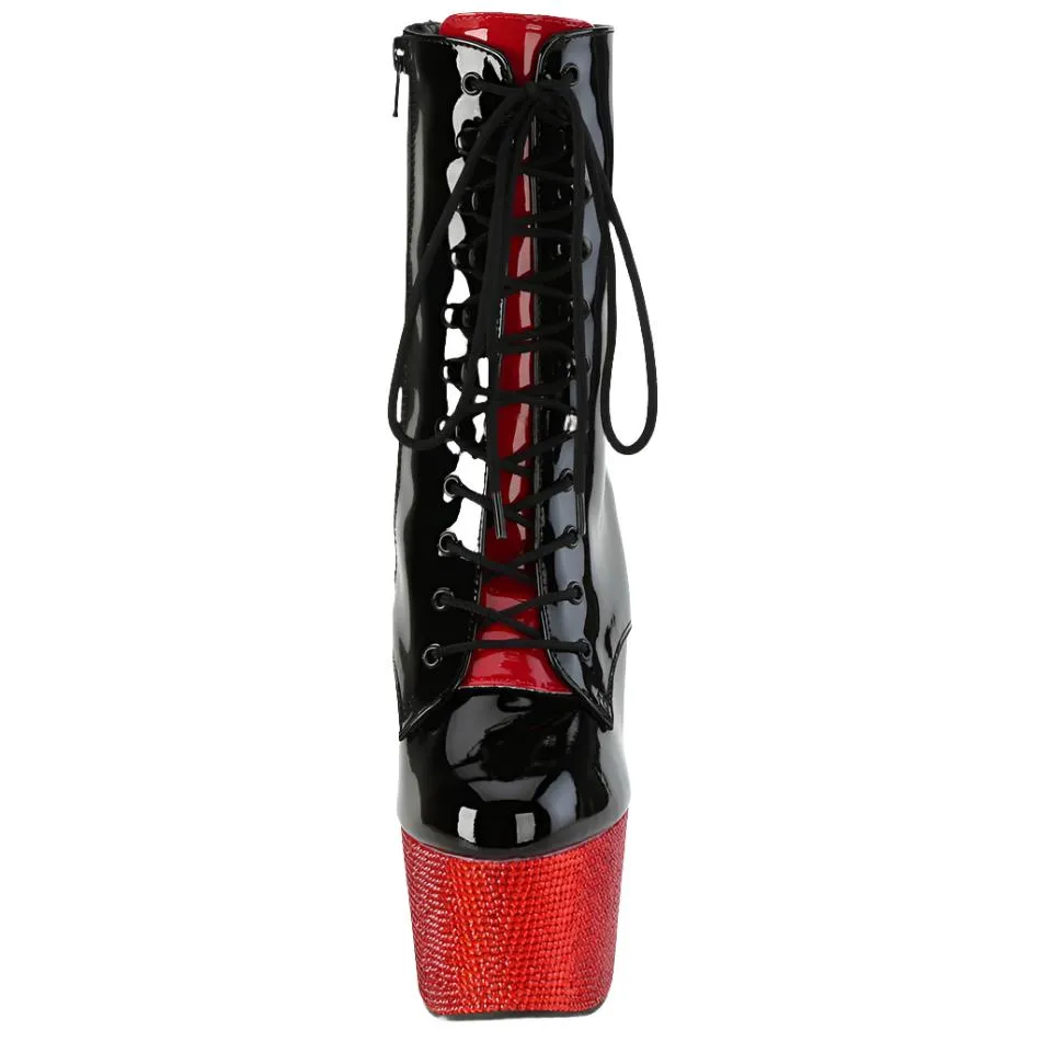 Pleaser Bejeweled 1020FH-7 Ankle Boots