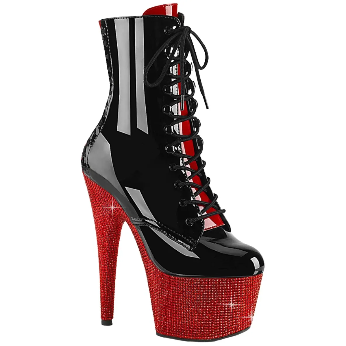 Pleaser Bejeweled 1020FH-7 Ankle Boots