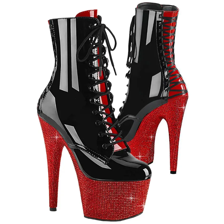 Pleaser Bejeweled 1020FH-7 Ankle Boots