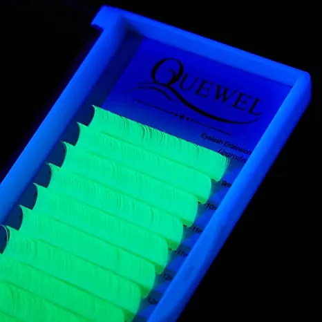 Quewel 0.07 Easy Fan Fluorescent Lashes 9-16mm Mixed