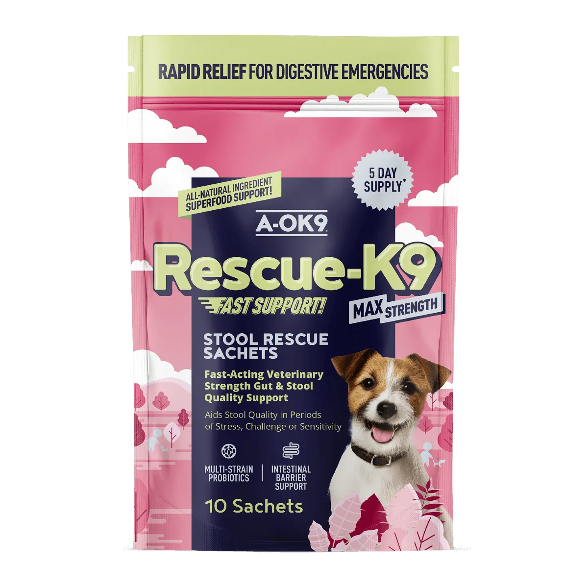 Rescue-K9 Max Strength: Pack of 10 Sachets