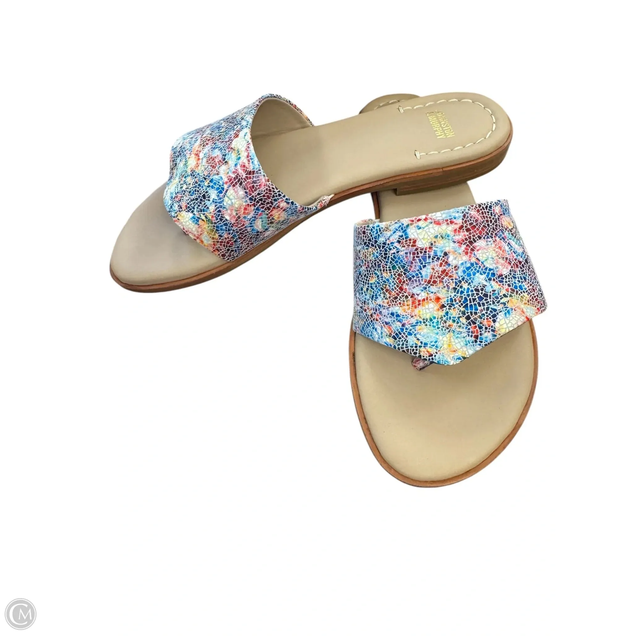 Sandals Flats By Johnston & Murphy In Multi-colored, Size: 8