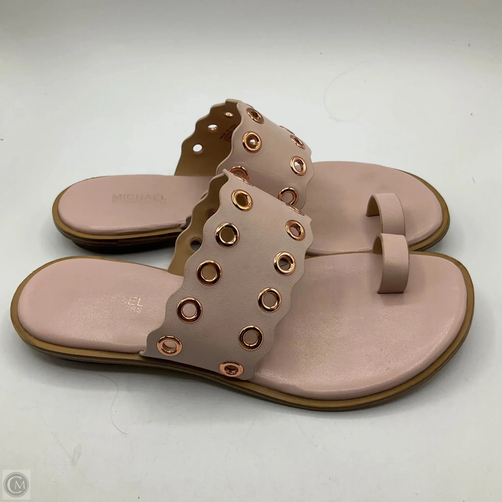 Sandals Flats By Michael By Michael Kors In Pink, Size: 6.5