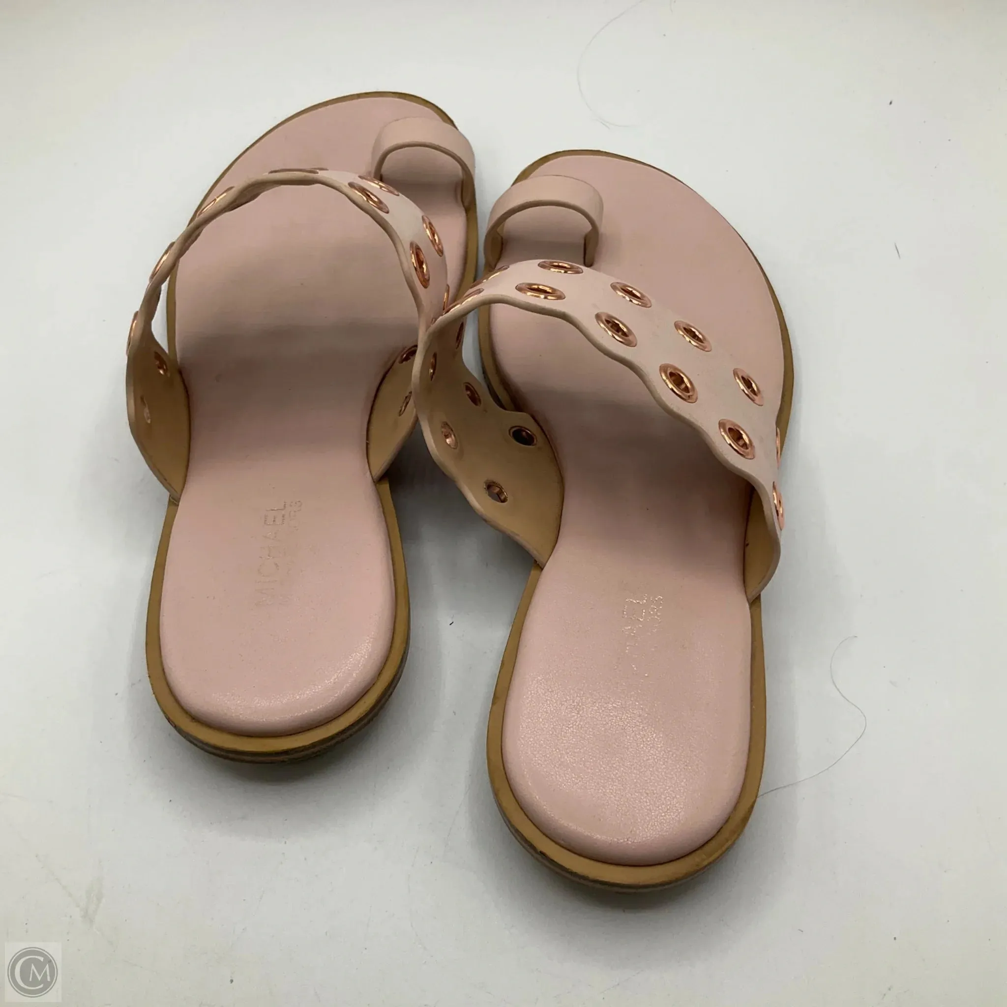 Sandals Flats By Michael By Michael Kors In Pink, Size: 6.5