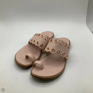 Sandals Flats By Michael By Michael Kors In Pink, Size: 6.5