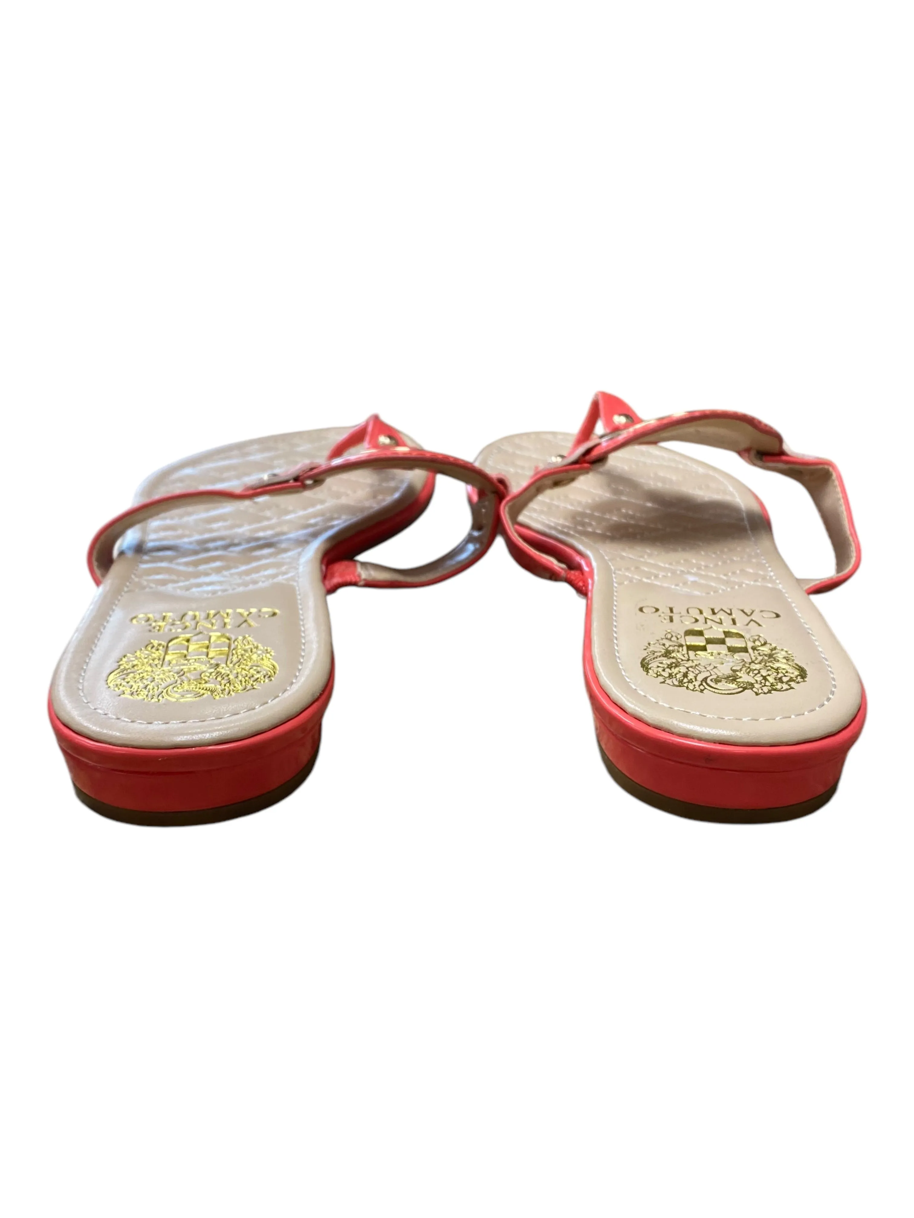 Sandals Flats By Vince Camuto In Orange, Size:8.5