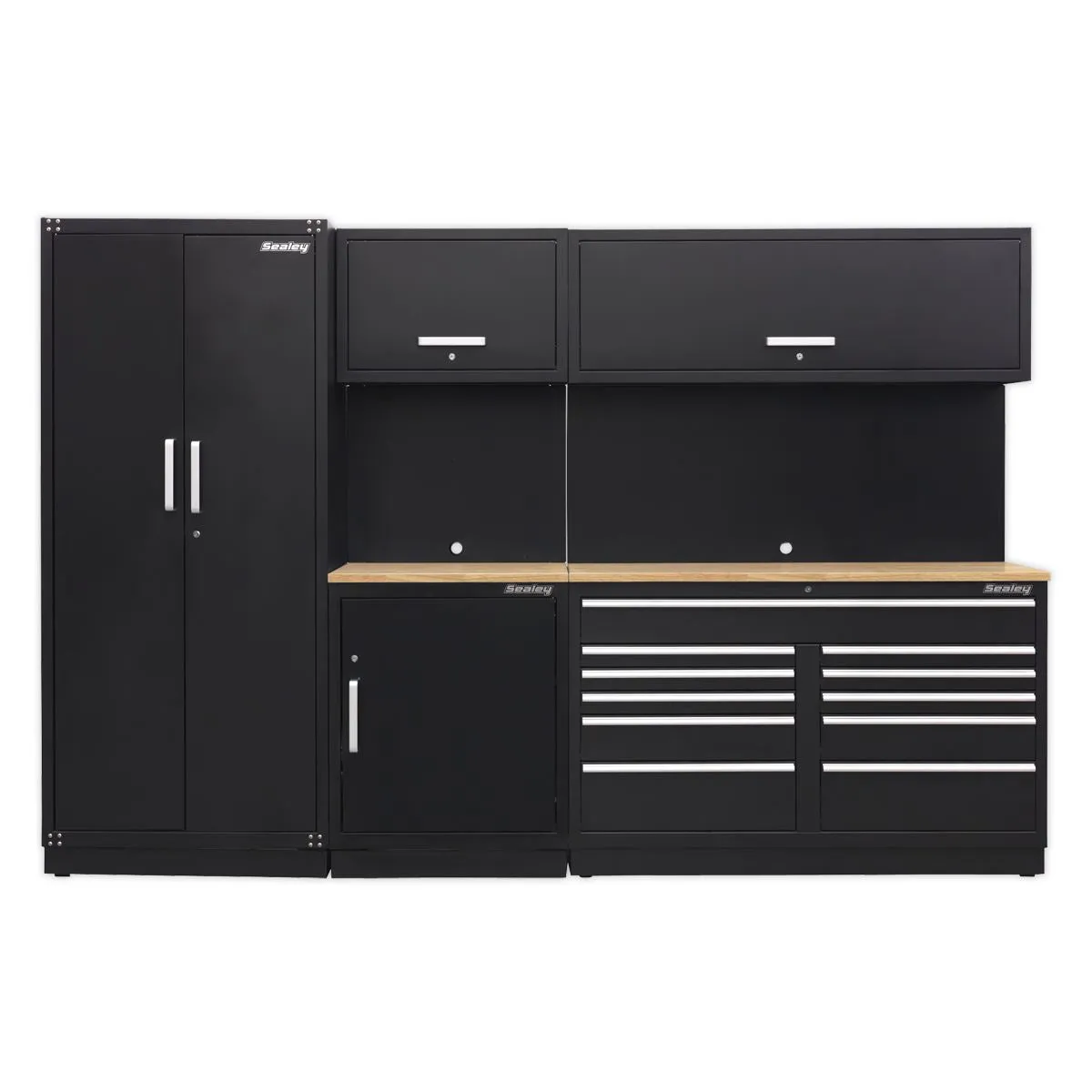 Sealey Premier Premier 3.3m Storage System - Oak Worktop