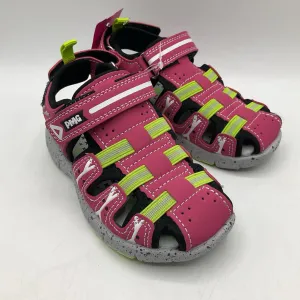 Size 9.5: Primigi Pink & Green Velcro Sandals NEW w/ Tag