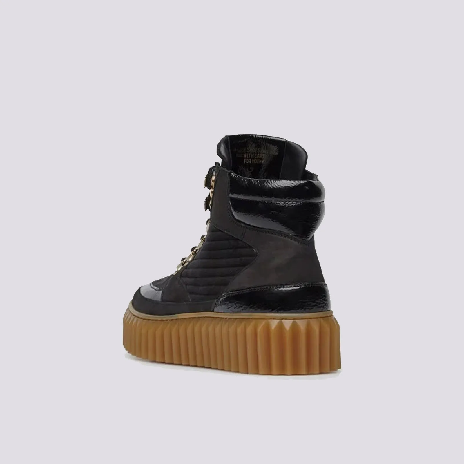 SNEAKER IN PELLE E VELLUTO EVA HIKE