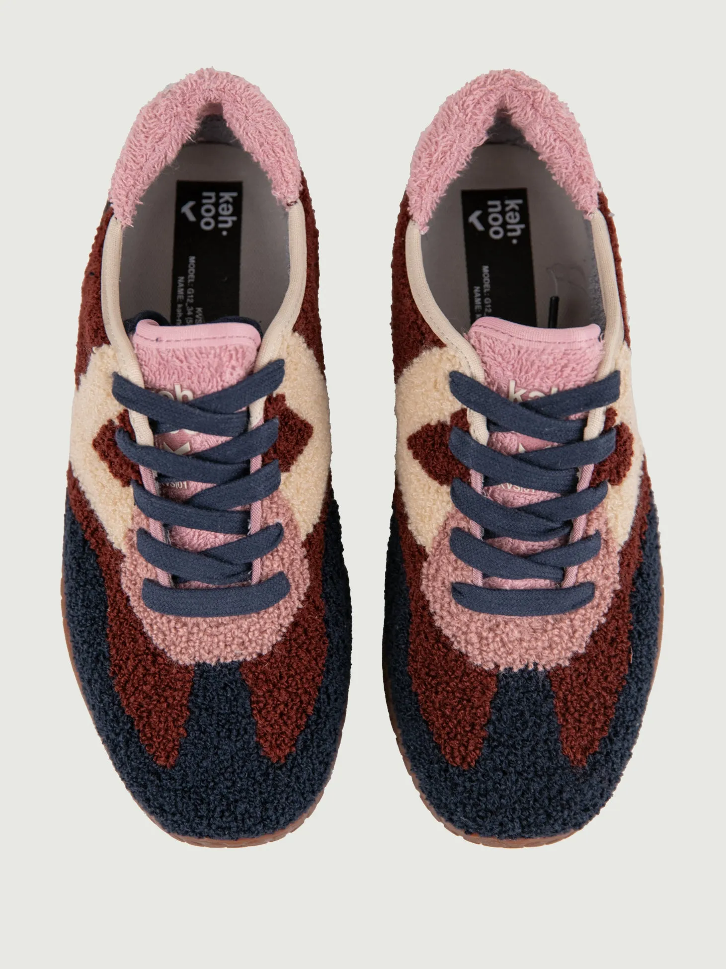 Sneaker Kehnoo KV 9724 colore Navy Bordeaux