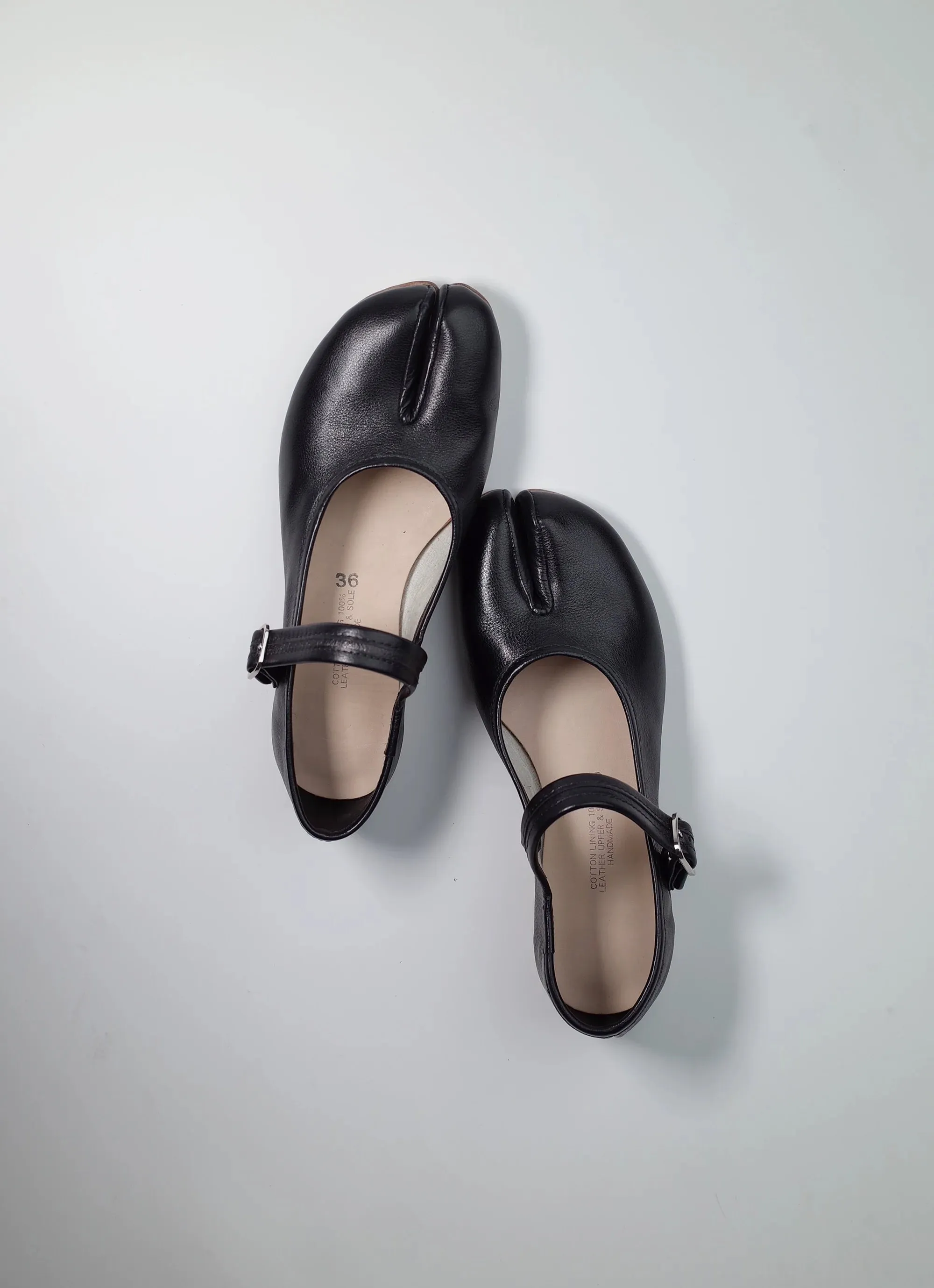 Split-Toe Mary Jane Shoes