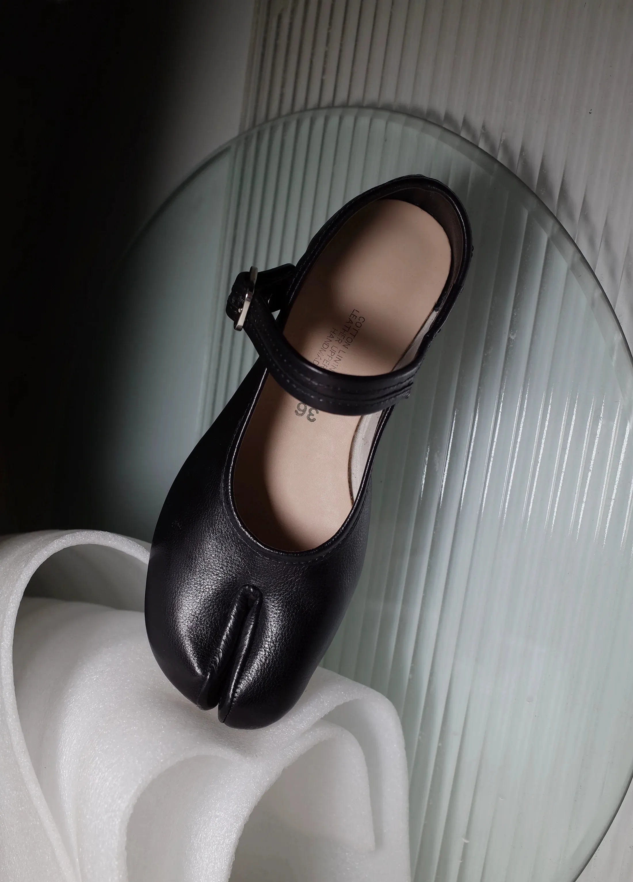 Split-Toe Mary Jane Shoes