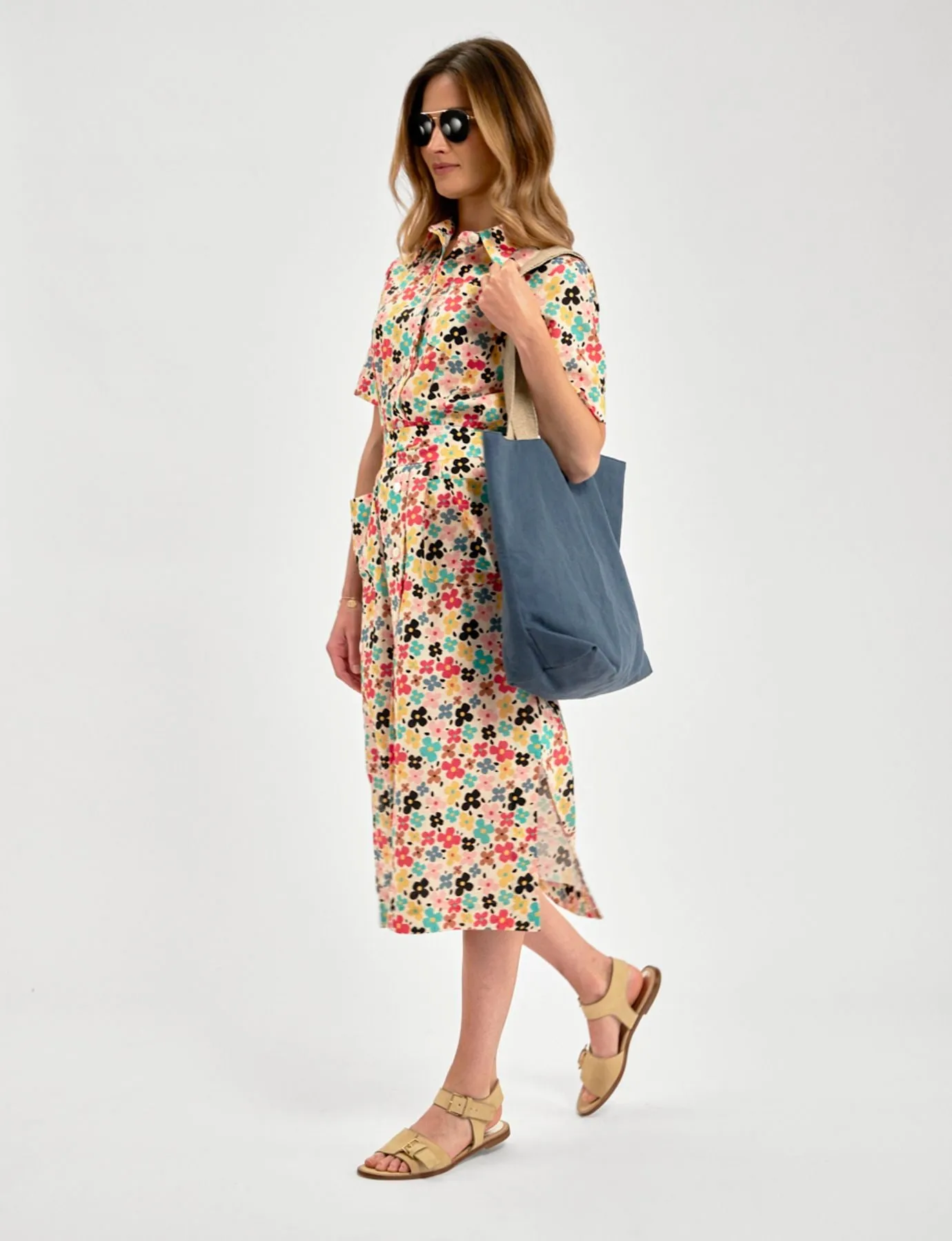 Stella flower print dress