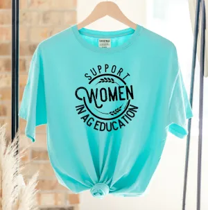 Support Women In Ag Education ComfortWash/ComfortColor T-Shirt (S-4XL) - Multiple Colors!