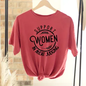 Support Women In Meat Judging ComfortWash/ComfortColor T-Shirt (S-4XL) - Multiple Colors!