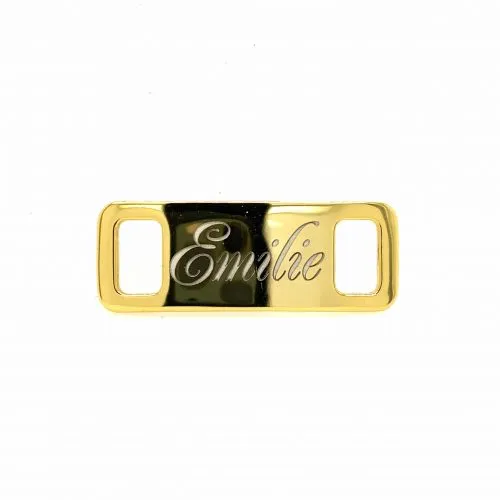 TAGS Sneaker Jewelry: Engraved (Silver, Rhodium & Gold Plated)