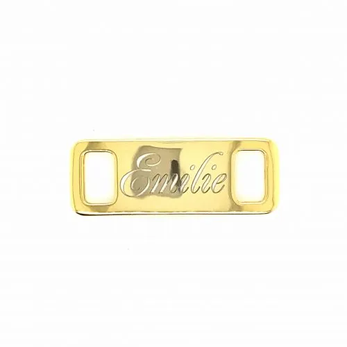 TAGS Sneaker Jewelry: Engraved (Silver, Rhodium & Gold Plated)