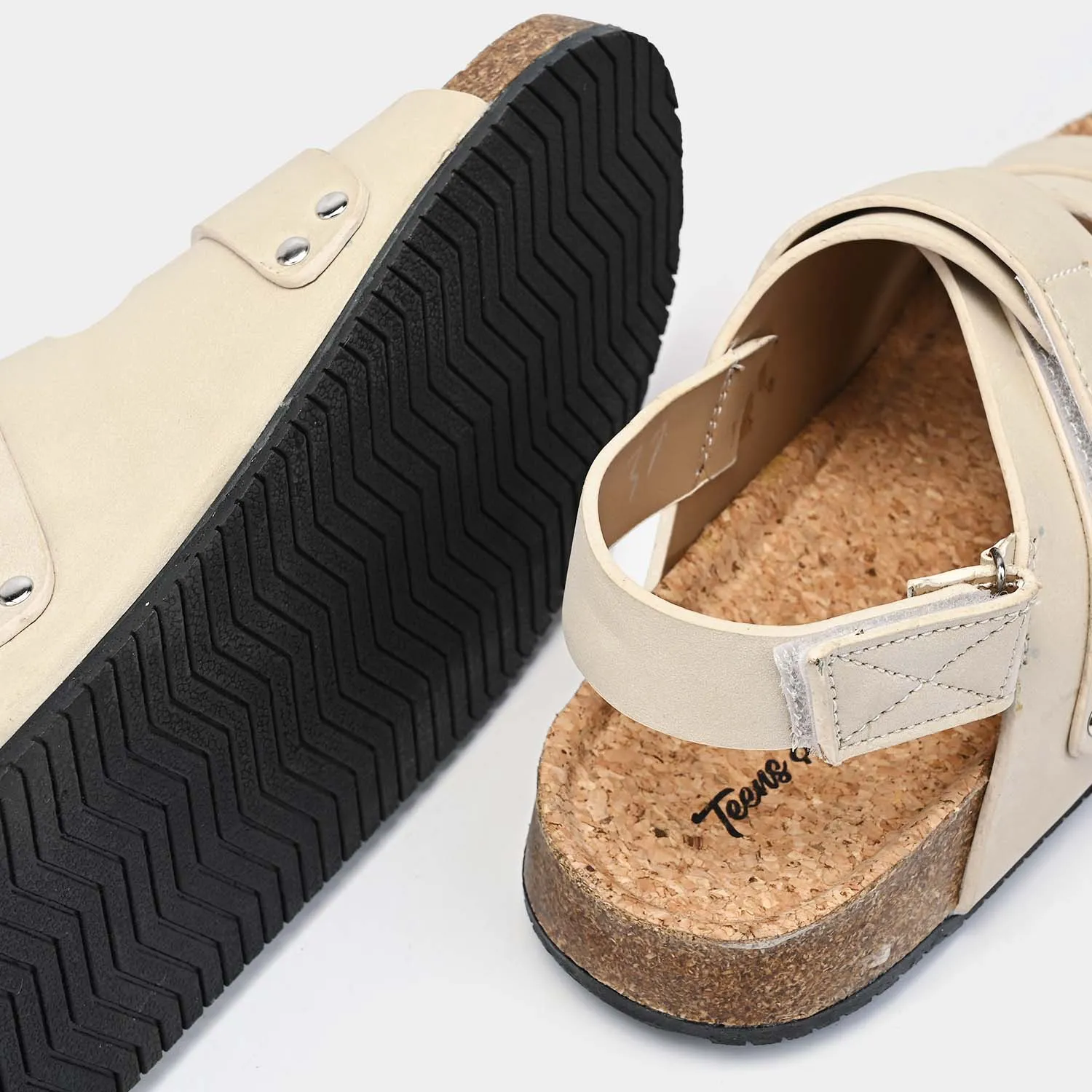 Teens Boys Sandal PD-19-BEIGE