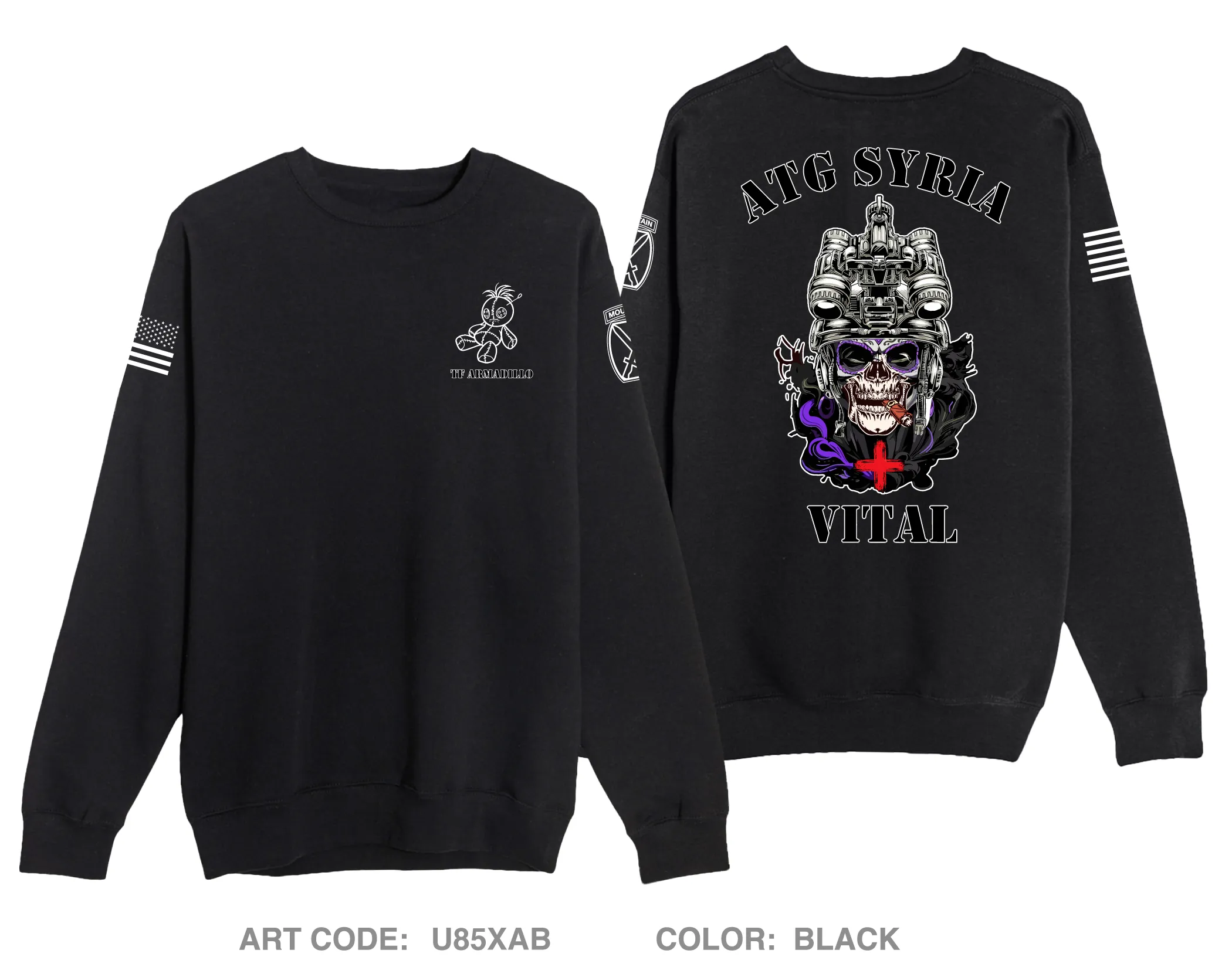 TF Armadillo Medical Comfort Unisex Crewneck Sweatshirt - U85XAB